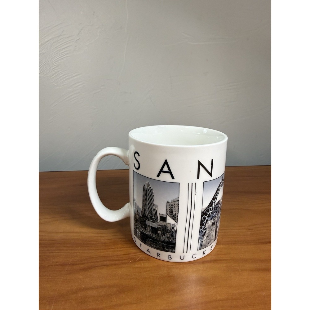 STARBUCKS ~ Early Large 18 Oz. "SAN DIEGO City Scenes" Coffee/Tea‎ Mug (2003)